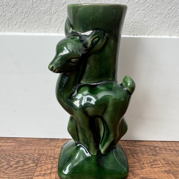 Van Briggle Deer Fawn Vase Pottery Green Paper Brochure - Picture 2 of 8